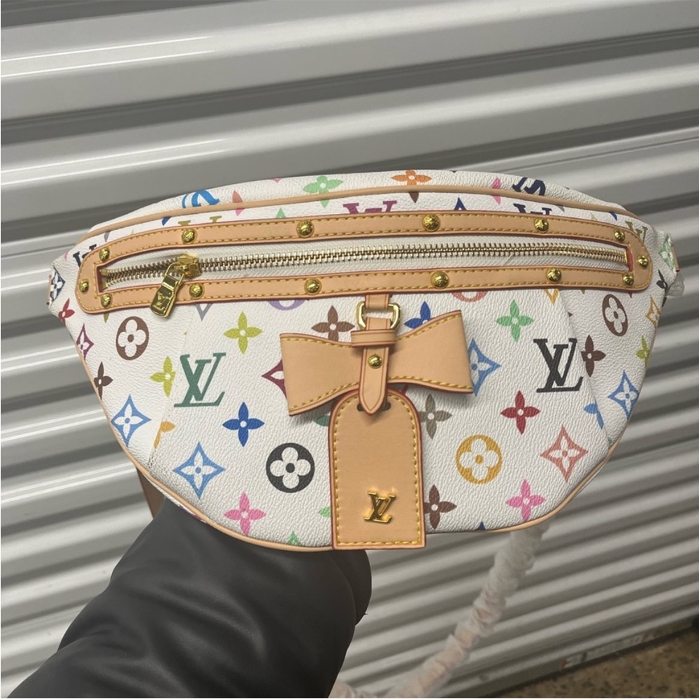Cute fashion Multicolor Monogram Belt Bag